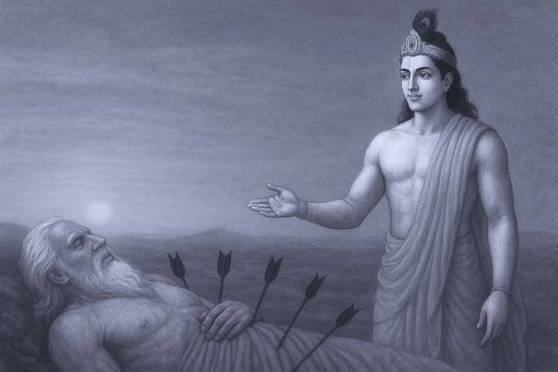 Krishna Says -
If you leave this world without sharing your knowledge, that will be the greatest loss. Knowledge and wisdom are not meant to be buried — they are meant to be gifted to the generations that come after.
